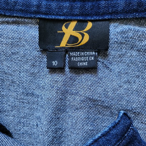 Sachin & Babi Denim Ruffle Skirt - Picture 7 of 9